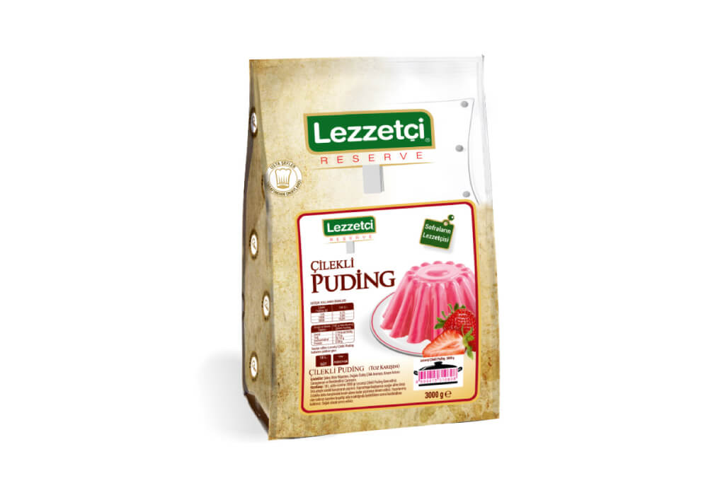 Lezzetçi Çilekli Puding 3000gr