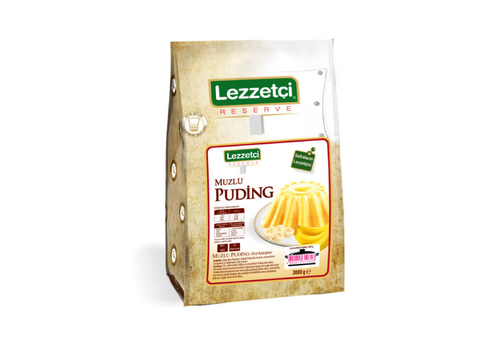 Lezzetçi Muzlu Puding 3000gr